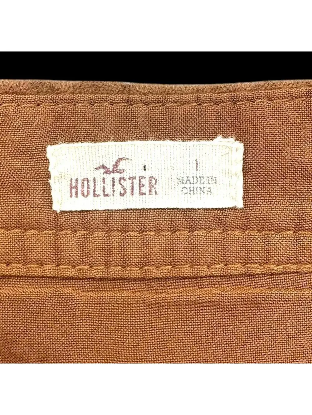 Hollister Co. Suede Mini Skirt Brown Button Up Cottage Fairy Preppy